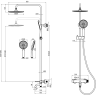 Душевая система LEMARK KARELIA LMF-2026S-BRG